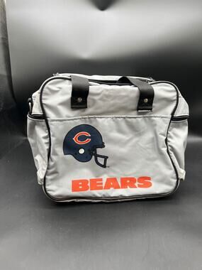 Brunswick Chicago Bears Bowling Ball Bag Gray NFL Bowling Tote w/ Ball Holder